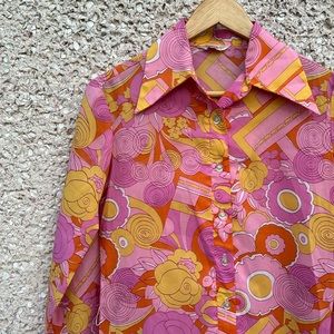 Vintage Authentic 1970’s Shirt Dress
